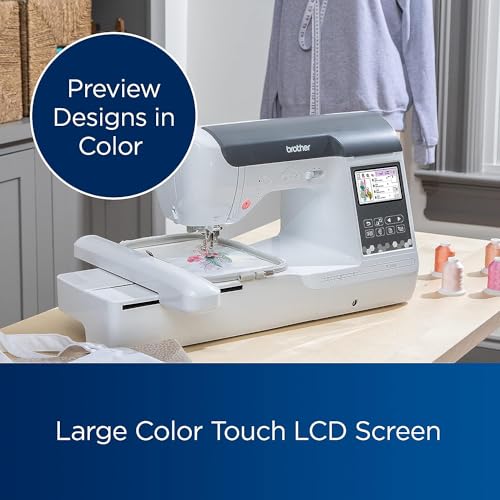 Brother SE2000 Computerized Sewing and Embroidery Machine, SA5FTPKG 5-Foot Embellishment Pack and SAEMB7511 100-Piece 75/11 Embroidery Needles