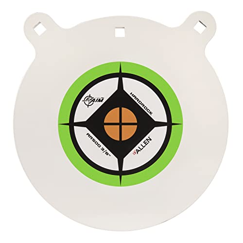 EZ Aim 12 Hardrock AR500 Steel Gong Target 13 lbs. White