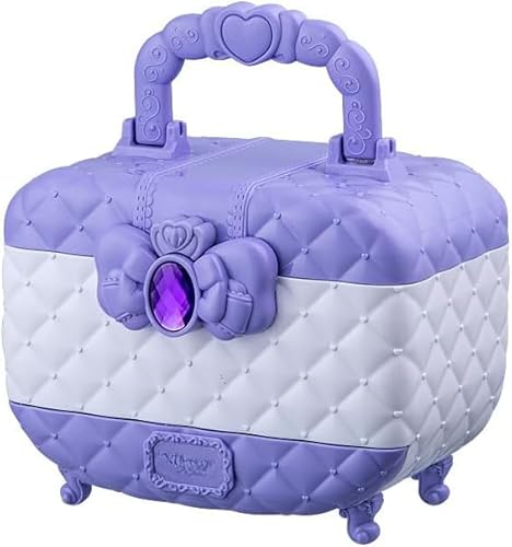 Unlnsiy メイクセット 子供用化粧品セット セット 女の子 お化粧おもちゃ 引き出し式 防塵 コスメセット ままごと セット メイクおもちゃ メイクアップおもちゃ ごっこ遊び 誕生日 クリスマス プレゼント (パープル)