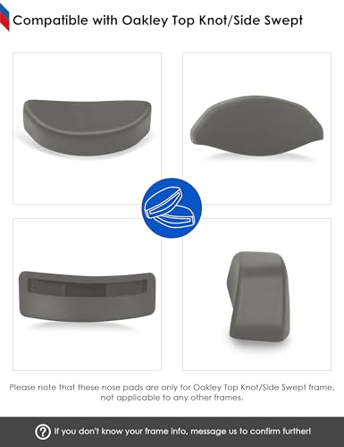 Image of BLAZERBUCK Replacement Nose Pieces for Oakley Frogskins Range /Frogskins Range XL /Top Knot /Side Swept /HSTN /Spindrift /Wildrye