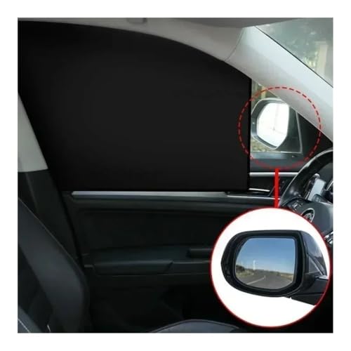 Parasol para coche de malla protectora para ventana lateral delantera y trasera 6