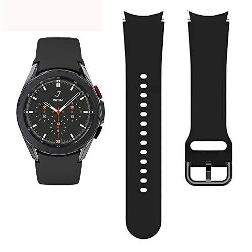 Official Black Silicone Sport Band for Samsung Galaxy Watch 5/5 Pro - 40mm/44mm
