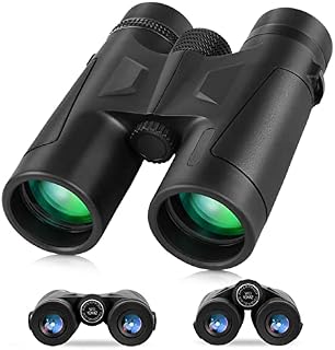 10X42 Binoculars for Adult, with BAK4 Prism FMC Lens, HD Professional Compact Lightweight Binoculars for Bird Watching Travel Stargazing Hunting Camping Concerts Sports