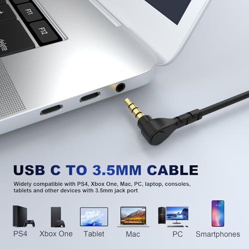 Câble audio 3.5mm vers USB-C pour brancher l'Arctis Nova 3 sur une PS5 - 4