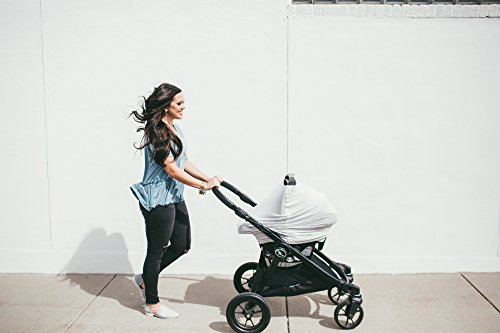 Image of Copper Pearl Nursing Cover for Breastfeeding - Multi-Use Baby Car Seat Canopy, Stroller Shade & Breast Feeding Wrap for Women, Stretchy Breathable Carseat Shawl for Boy or Girl, Everest