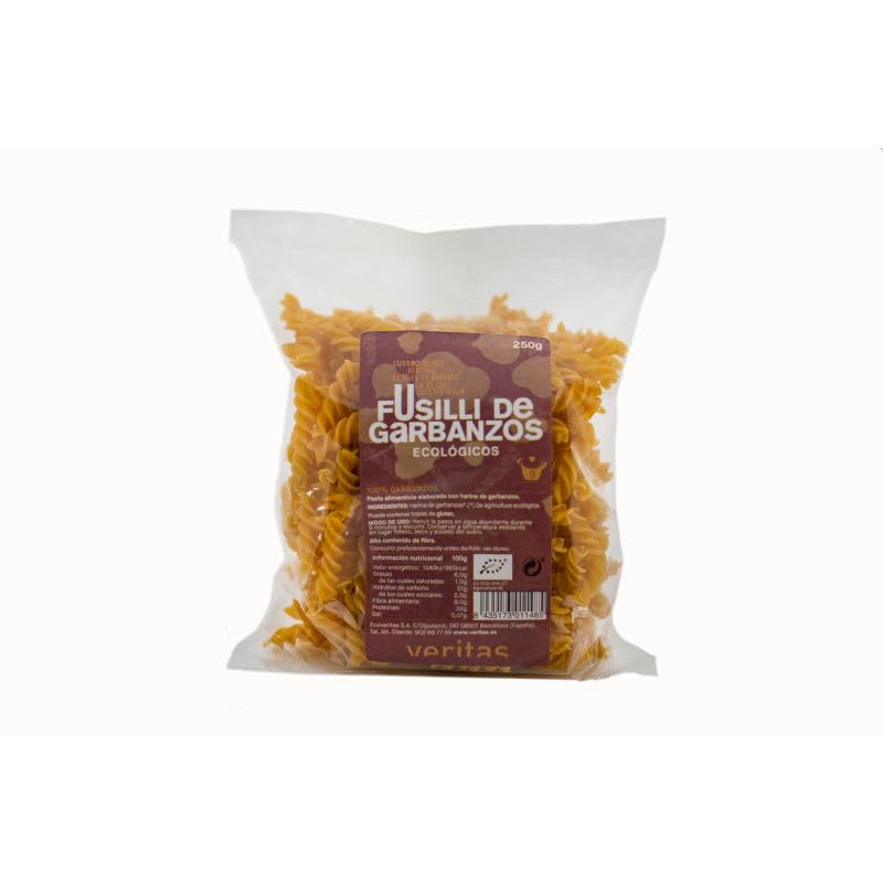 Veritas fusilli de garbanzos 250g ecológicos
