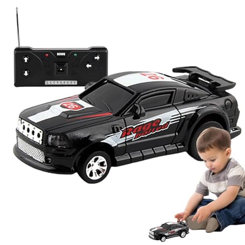 Puede el Coche de Carreras teledirigido,Coche teledirigido | Coche de Carreras pequeño portátil con barricadas - y pequeño RC, Remoto para cumpleaños, Navidad, Año Nuevo, Halloween