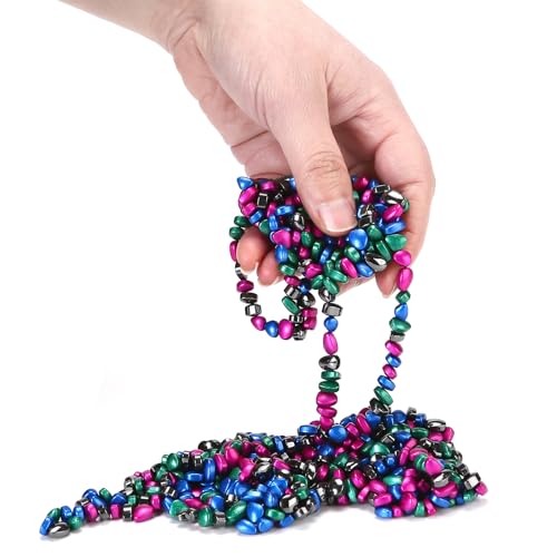 550pcs Multicolor 4 in 1 Magnet Balls Desk Toys for Adults, Ferrite Crags Magnetic Putty Desk Fidget Toys for Office — view 2
