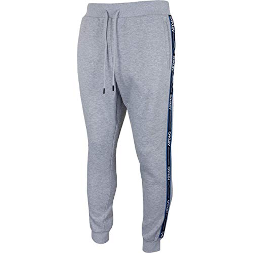 Oakley Men's Street Logo Tape Fleece Pants, Granite Heather, S