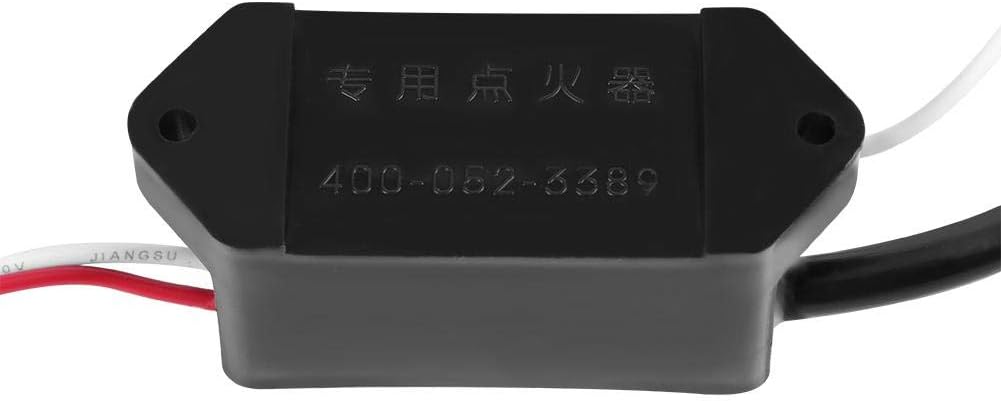 High Voltage Generator Module, Compact Efficient DC Pulse Arc Output 3kV to 11kV with 3.6V 4.8V 6V 12V Input for Fogger Gas Stove Black 1 Pack