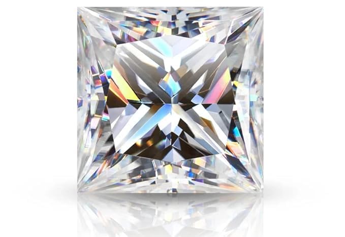 Stone JewelsMoissanite Stone Original Certified GRA Princess Cut 1.40 Carat Beauty Of Natural Premium Mozonight Asli Hira Moissanite Diamond Real D Color Best Quality vvs1 Clarity मोइसानाइट डायमंड