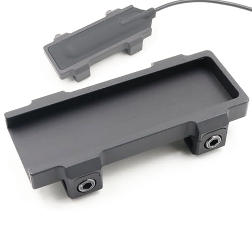 Plaque Mlok interrupteur PEQ 15 en aluminium usiné CNC haute résistance pour montage précis