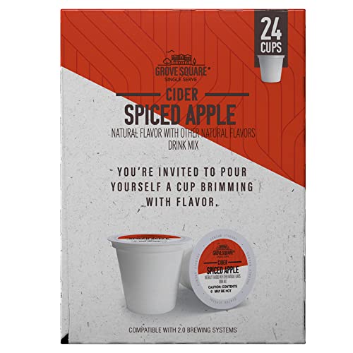 Grove Square Cider Pods, Variety Pack, Single Serve (Pack of 24) (Packaging May Vary)