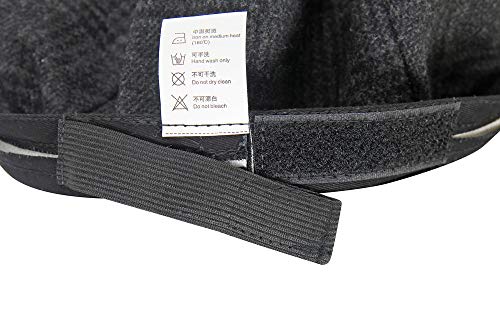 jerague Wool Newsboy Cap for Men Women - Classic Vintage Gatsby Lvy Cabbie Hat Flat Beret Cap Adjustable Size