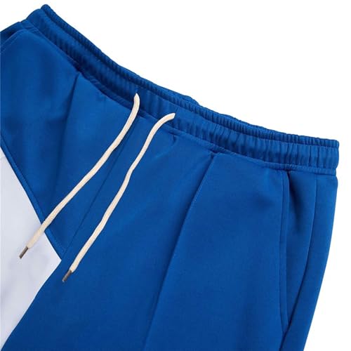 Pantalón cargo oversize de hombre azul, talle M miniatura 4