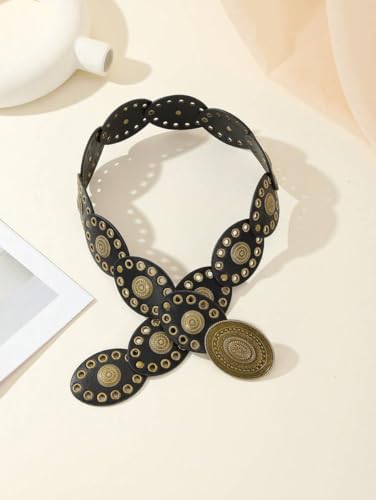 Ceintures occidentales pour femmes boho concho belt chunky - 6