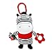 Ziggy The Zebra Black and White, On-The-Go Baby Car Seat Infant Carrier Sensory Toy