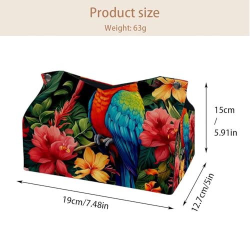 Boîte à mouchoirs perroquet Barth : solution esthétique pour table et chambre désordonnée
