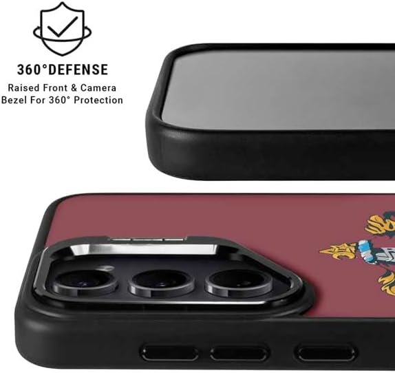 Skinit Kickstand Phone Case Compatible with Galaxy S24 Ultra - Officially Licensed Wizarding World Harry Potter Gryffindor House Crest Design
