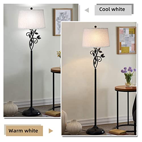 2-Pack Natural Linen Lamp Shades, 11.6 X 12.6 X 9.8 Inch Fabric Drum Lampshades Hand Crafted Medium Lampshade Covers Required Assembly For Table Lamp, Bedside Lamp, Floor Lamp, Spider Fitter, Flaxen #TOP5