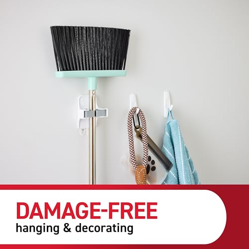 Command Medium White Hooks, 9 Hooks, 12 Strips | Damage-Free Hanging with Adhesive, Heavy Duty Hanging Great for Organization and Storage, Holds up to 3 lb - image 5