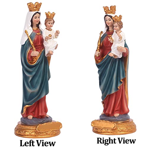 Estatua de 21 cm Mary Help of Christians en Resina miniatura 3