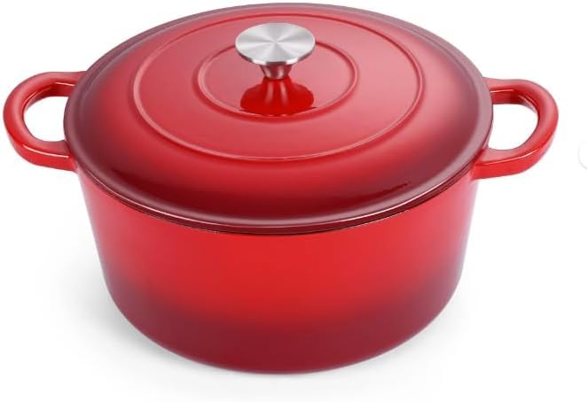Vintage Gourmet Red Pot