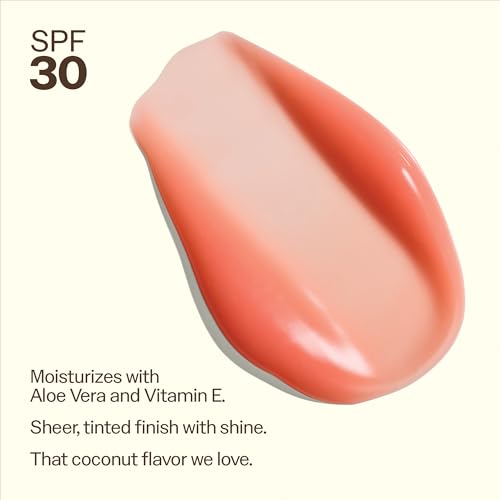 Image of Sun Bum SPF 30 Coconut Sunscreen Lip Balm, Sunset Cove Tinted - 0.5 oz | Broad Spectrum Moisturizing with Aloe and Vitamin E, Vegan, Hawaii 104 Act Compliant (Made without Octinoxate & Oxybenzone)