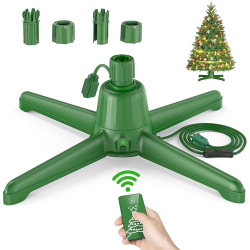 Feltom Rotating Christmas Tree Stand, Adjustable Tree Stands with