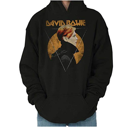 David Bowie Triangle Mars Profile '77 Youth Hoodie Boy Girl Black