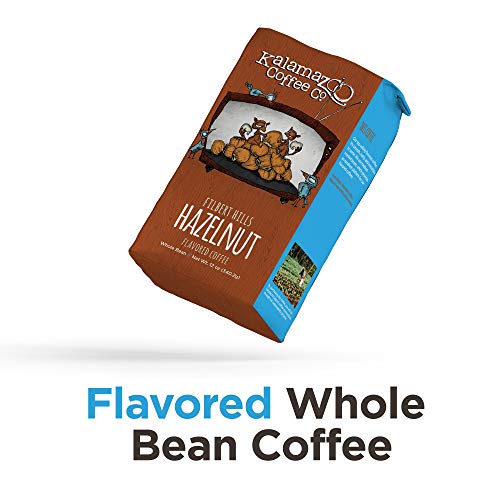 KALAMAZOO COFFEE COMPANY Whole Bean Flavored Coffee Variety Pack - Hazelnut, French Vanilla, & Maple Walnut | 12oz Bag (3 Pack)