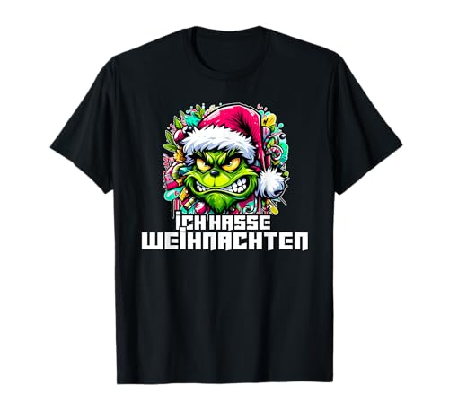 Weihnachts Oberteil - Geschenk ich hasse Weihnachten T-Shirt