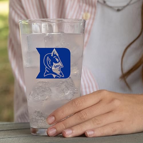 Image of Logo Brands NCAA 16 oz Pint Glass - Durable Glass With Bold Team Color- Chip-Resistant Rim Drinkware For Fans, Tailgates, Home Bars & Everyday Use