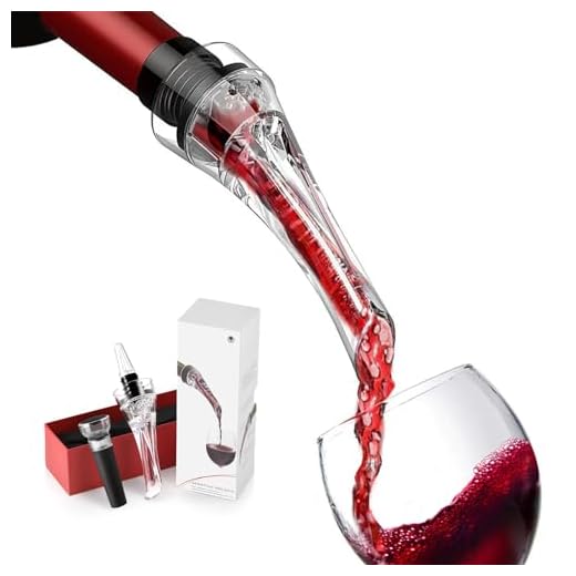 Dekantierausgießer mit Belüfter, Mafiti WeinbelüfterAusgießer Weinausgießer, Tropffreier Rotwein ausgießer, Wein Dekanter Flaschenausgießer für Zuhause Feier Familie 3 ecooe Dekantierausgießer Wein Dekanter dekantieren Tropffreier Rotwein weinbelüfter ausgießer Material in Lebensmittelqualität weindekantierer ohne BPA…