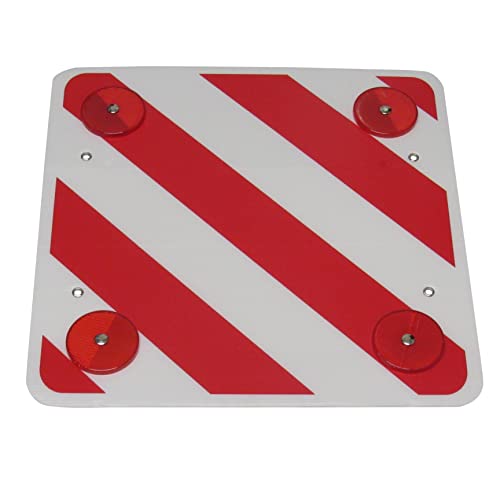 Rear Warning Sign Safety Reflector (Protruding Hazard Signal Bike Rack Caravan)