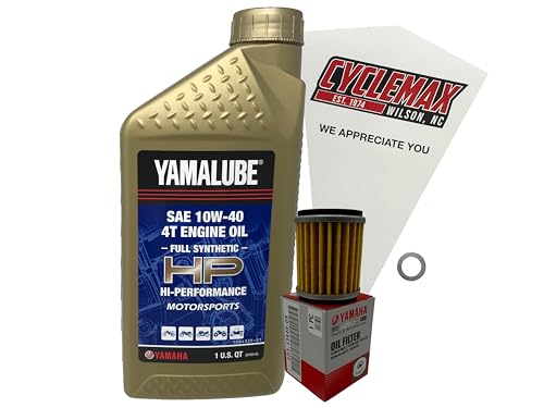 Cyclemax Full Synthetic Oil Change Kit compatible with 2022-2025 Yamaha YZ250F
