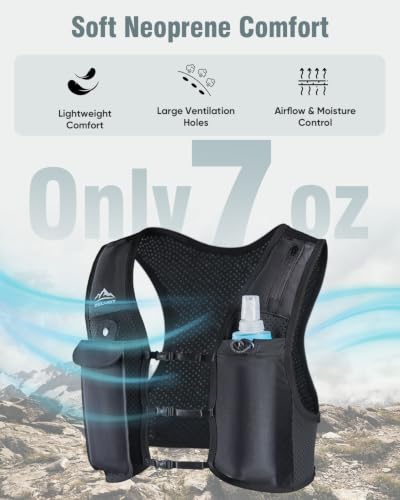 Zelvot Running Vest with 500ml Flask