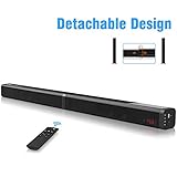 ★★ Conexión por cable e inalámbrica: equipado con AUX y entrada óptica, funciona fácilmente con la mayoría de los dispositivos, como TV, proyector, PC, reproductor de DVD, etc., compatible con disco flash USB y tarjeta TF. Adopta la última tecnología BT 5.0, esta barra de sonido se puede conectar a teléfonos inteligentes, tabletas, computadoras portátiles y otros dispositivos con capacidad inalámbrica a una distancia de hasta 10 m / 33 pies.