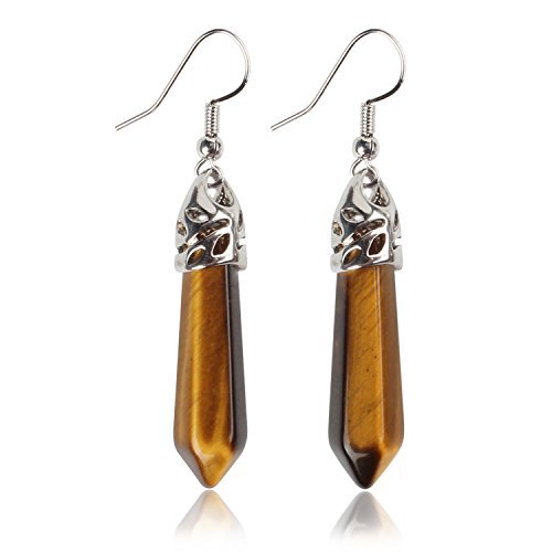 El Regalo Silver Plated with Multi Tiger Eye Dangling Earrings for Girls, Women (B07RLVNYPP) Amazon Price History, Amazon Price Tracker