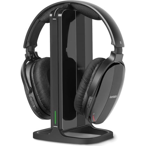 Funkkopfhörer Kabellos für TV – TV Kopfhörer Kabellos mit Ladestation & RF-Sender,...