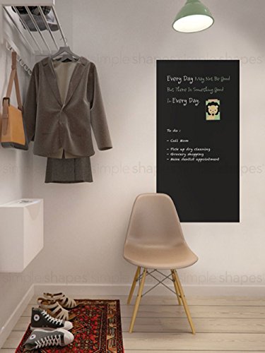 Chalkboard Wall Decal, Large Chalkboard Wall Decal - 24" X 48"- By Simple Shapes #TOP1