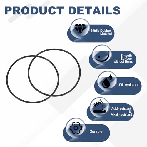 image for uxcell 25Pcs AS-033 O-Rings, Nitrile Rubber O-Rings 2