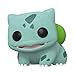 Funko Pop! Games: Pokemon - Flocked Bulbasaur, Spring Convention Exclusive, Multicolor, Model:45920