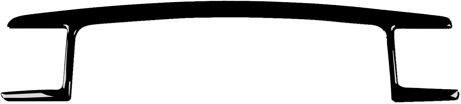 Glossy Piano Black Car Dashboard Speedometer Control Frame Sticker Interior Accessories Compatible with Ford Mustang 3rd GT/LX/SVT Cobra 1987 1988 1989 1990 1991 1992 1993 Coupe Convertible