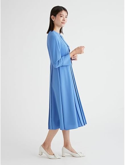 Amazon.co.jp: [セルフォード] ボウタイプリーツワンピース CWFO241016 