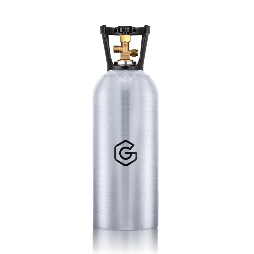 Amazon.com: GANCOWISE 10lb Aluminum New CO2 Tank, DOT Approved Gas