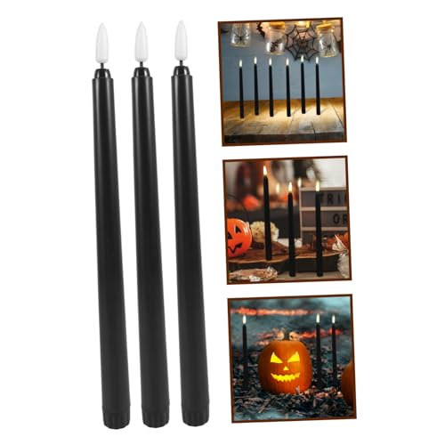 Velas LED de Halloween Mipcase, 6 lámparas sin llama eléctricas para decoración de interior 7