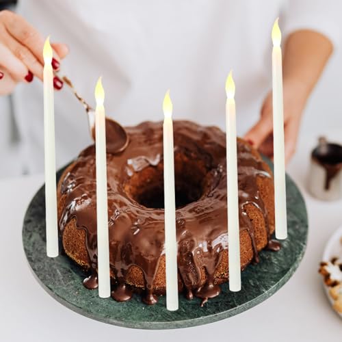 Velas LED interiores sin fuego de cera plástica para decoración romántica 7