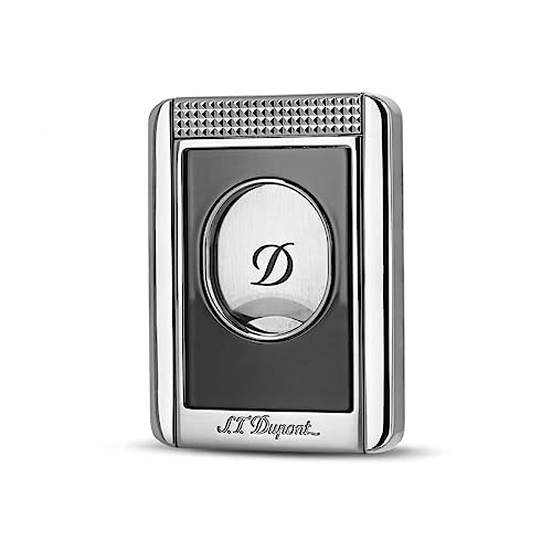 S.T. Dupont 003415 S.T. Dupont Cigar Cutter Stand, Black & Chrome, 2.5 x 1.9 x 0.2 inches (64 x 48 x 7 mm)