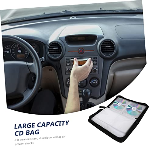 Didiseaon 2 Peças bolsa de CD de pano oxford carteira de viagem saco de armazenamento de viagem cart